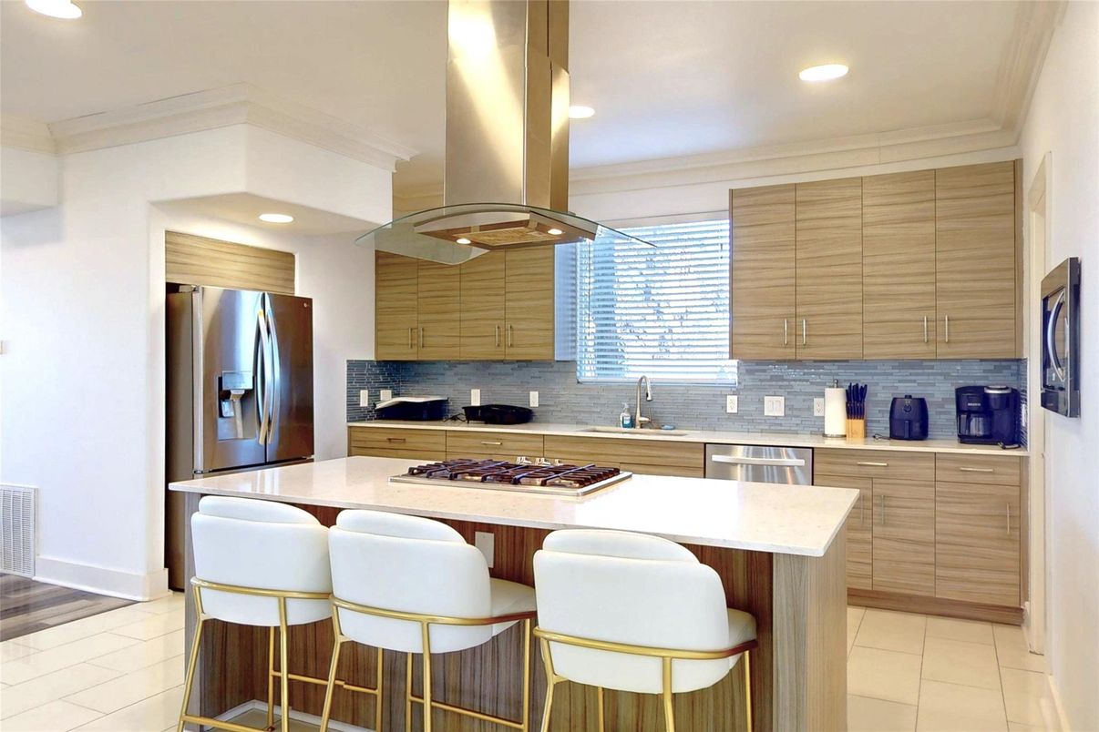 Interior, Kitchen, Recessed Lighting, Stainless Steel Appliances