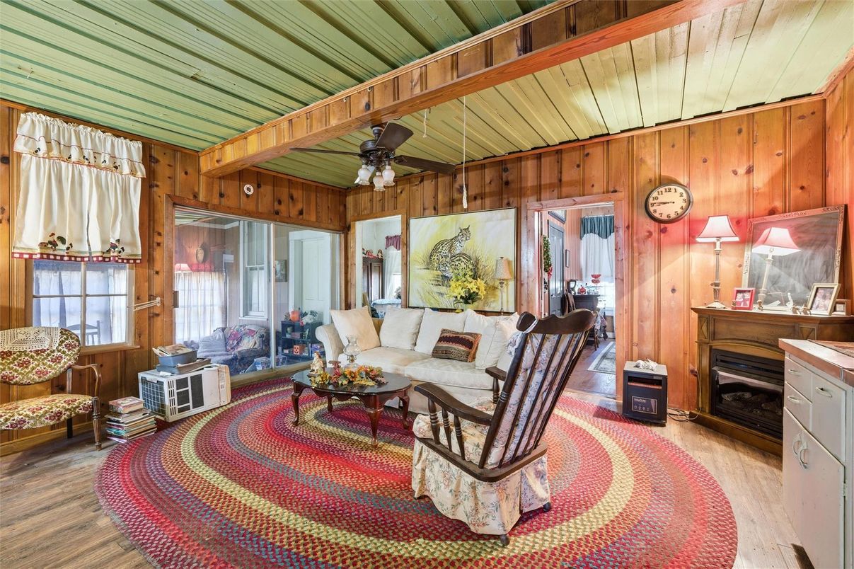 Fireplace, Interior, Living room, Wooden Beams, Wooden Ceilings, Wood Texture Flooring, Wooden Walls