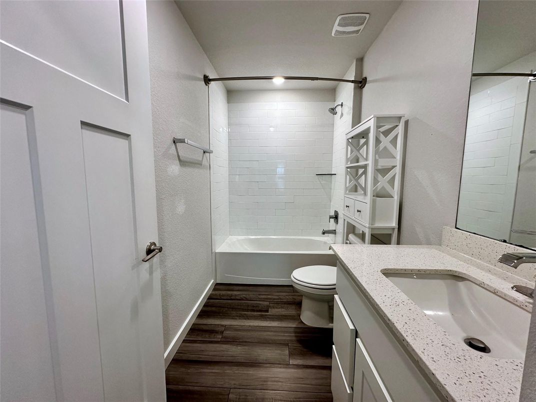 Bathroom, Interior, Wood Texture Flooring