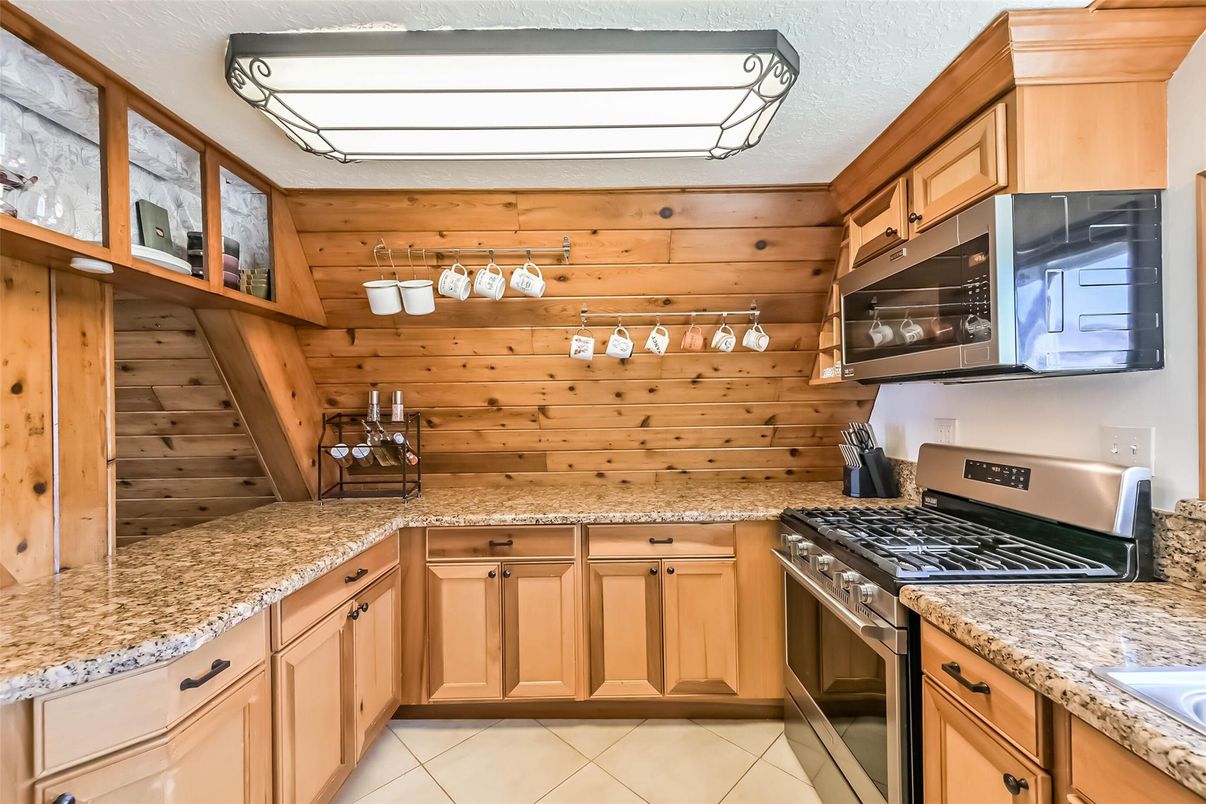 Interior, Kitchen, Wooden Walls