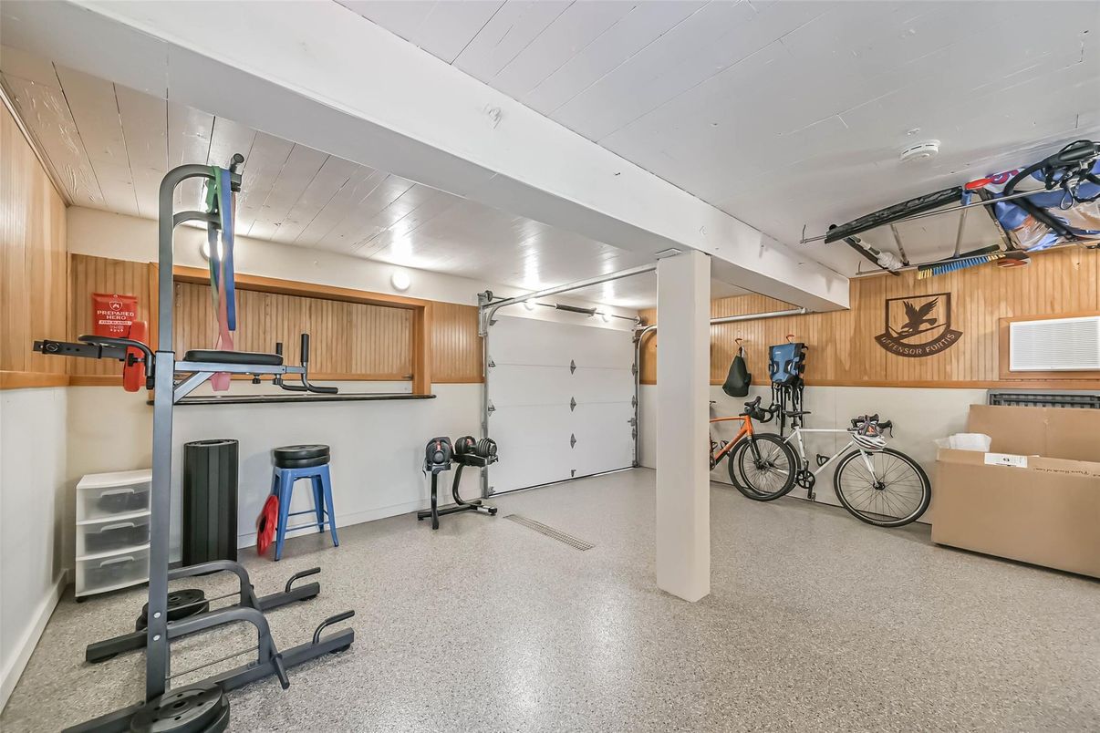 Fitness Equipment, Interior, Wooden Walls