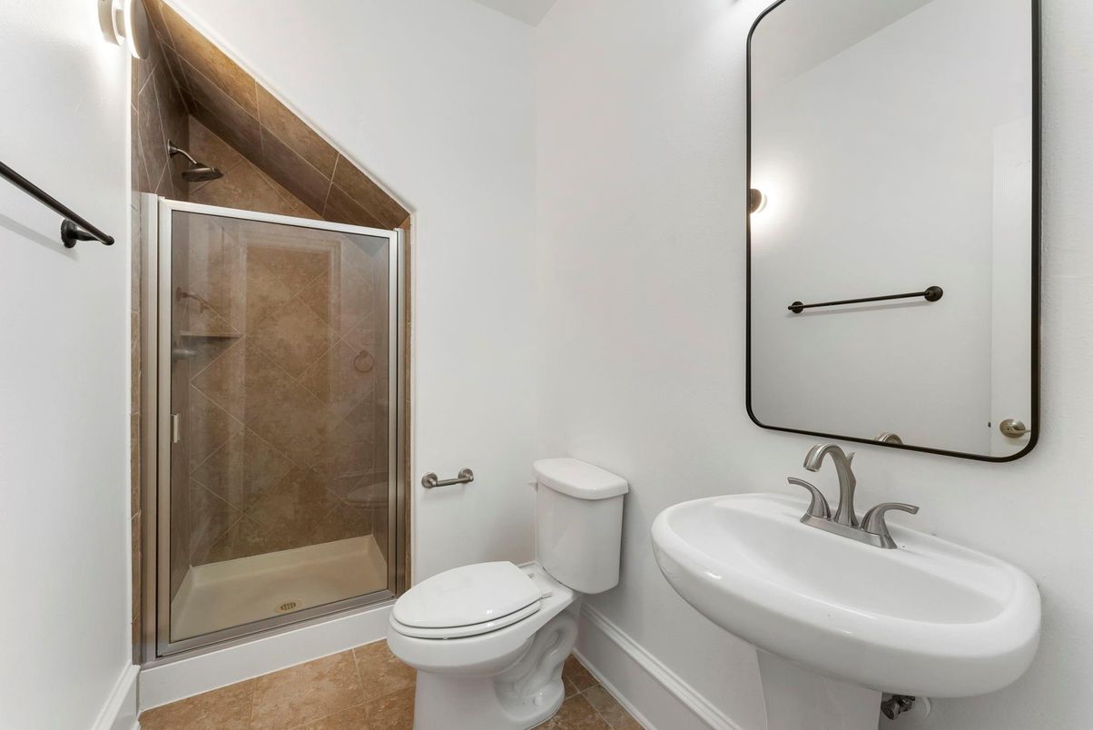 Bathroom, Glass Shower, Interior
