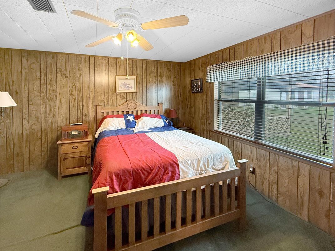 Bedroom, Interior, Wooden Walls