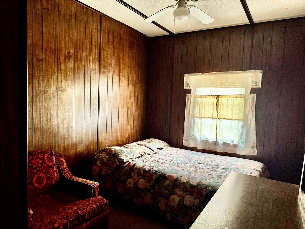 Bedroom, Interior, Wooden Walls