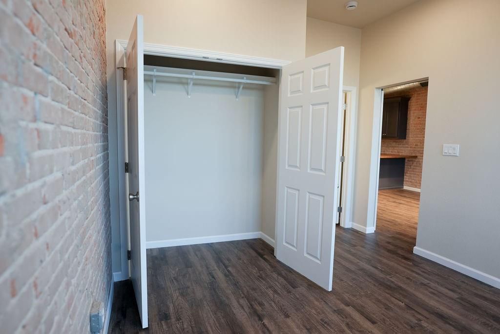 Interior, Stone Walls, Wood Texture Flooring