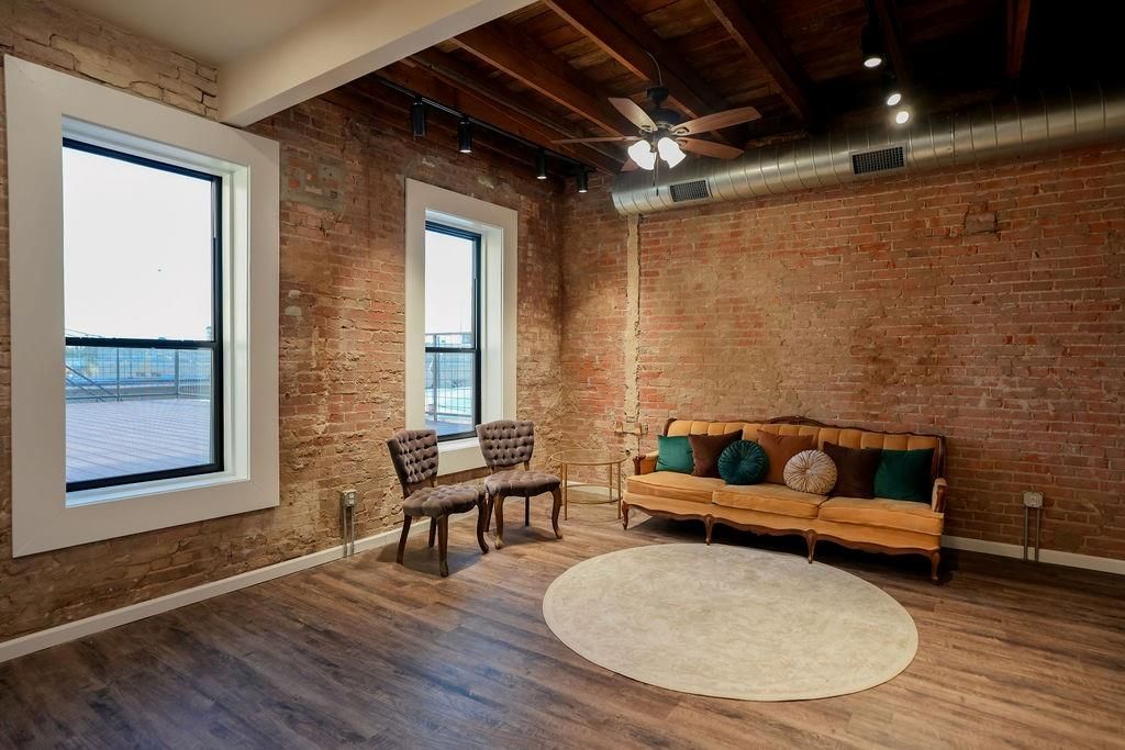 Interior, Stone Walls, Wood Texture Flooring