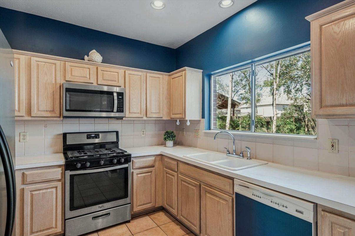 Interior, Kitchen, Recessed Lighting, Stainless Steel Appliances