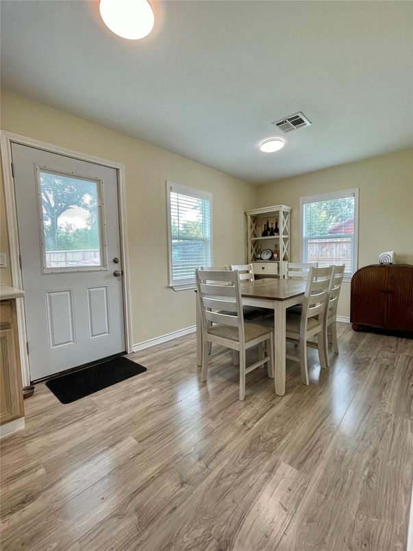 Dining room, Interior, Wood Texture Flooring