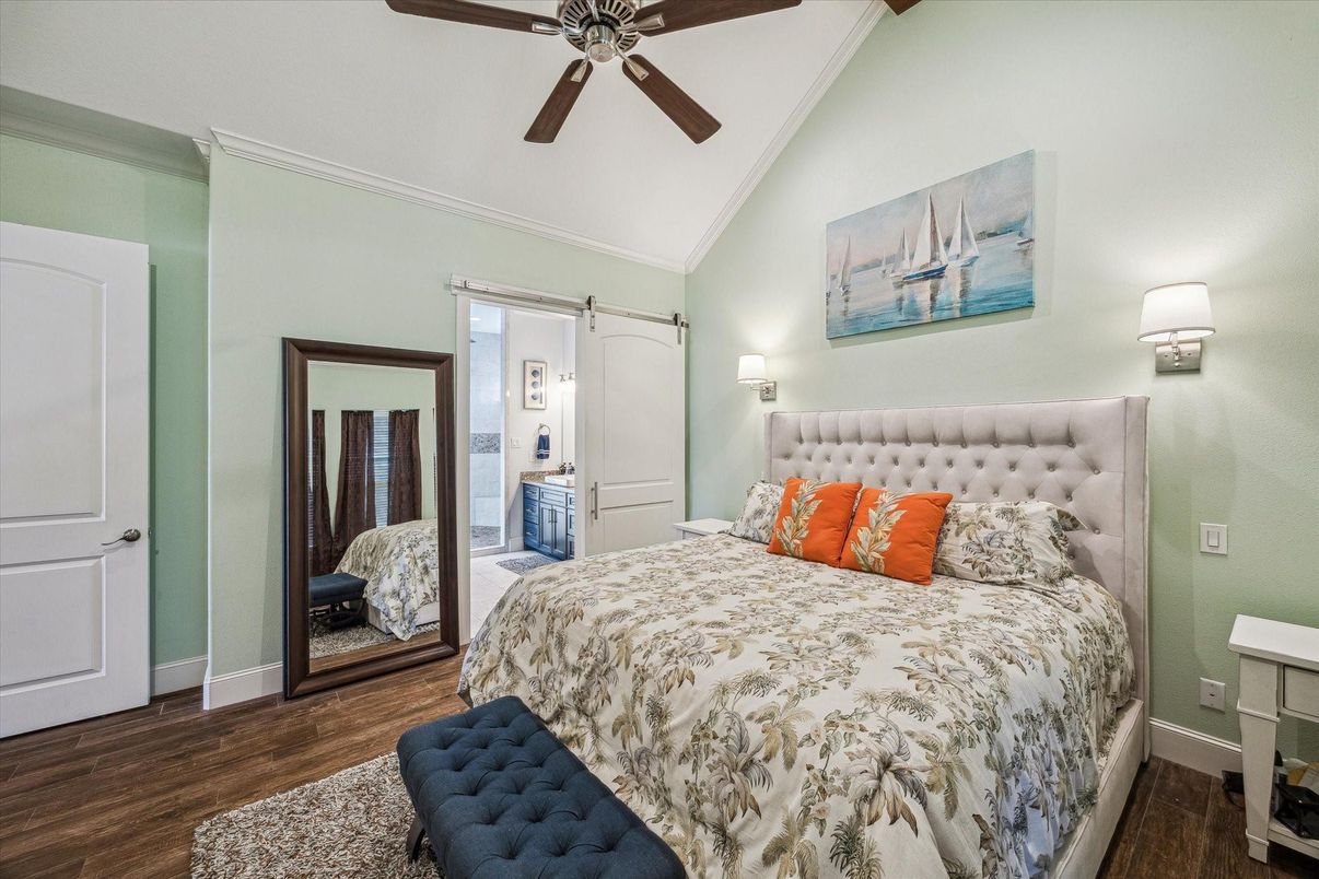 Bedroom, Interior, Wood Texture Flooring