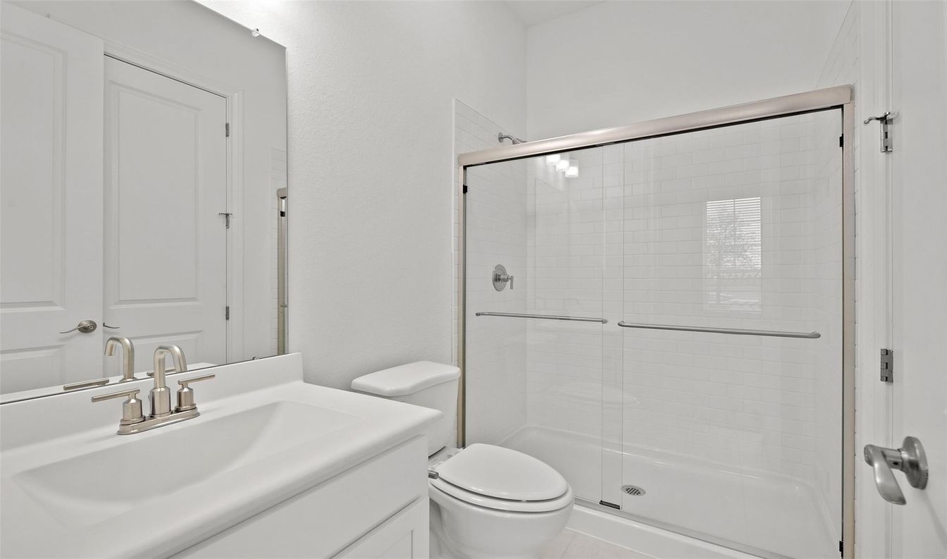 Bathroom, Glass Shower, Interior
