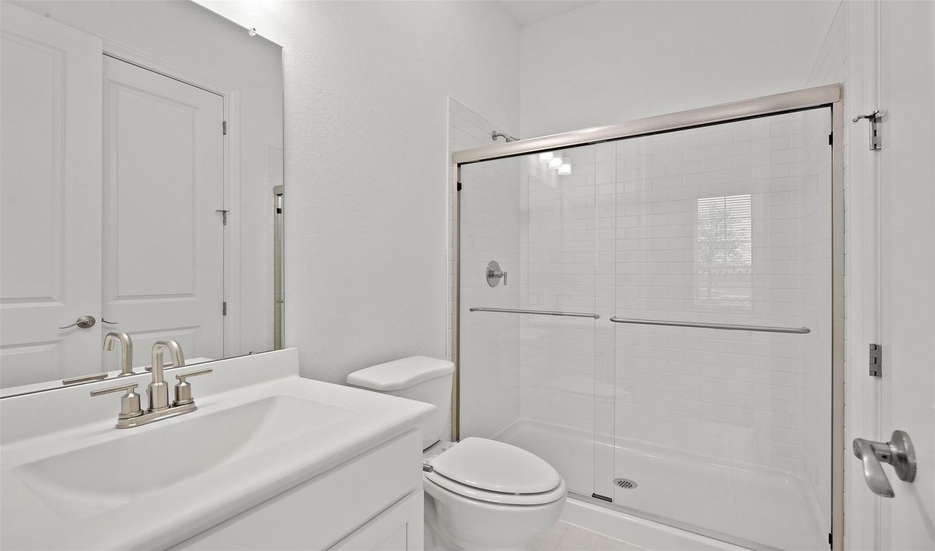 Bathroom, Glass Shower, Interior