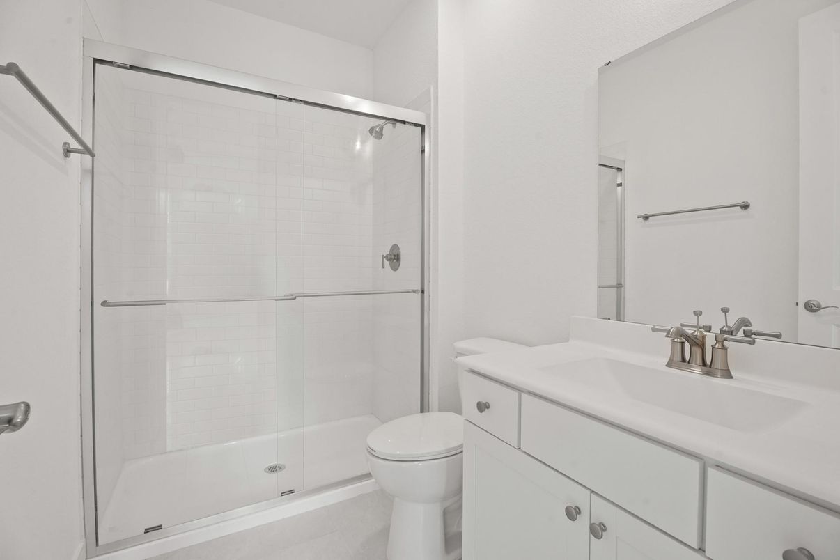 Bathroom, Glass Shower, Interior
