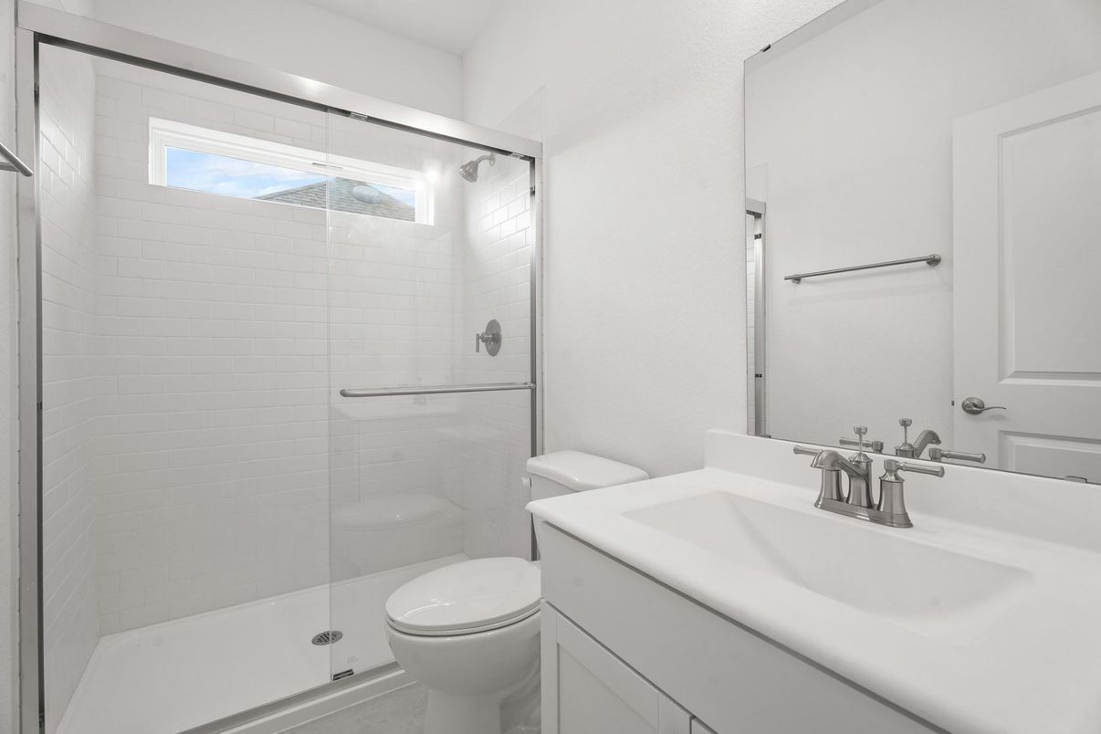 Bathroom, Glass Shower, Interior