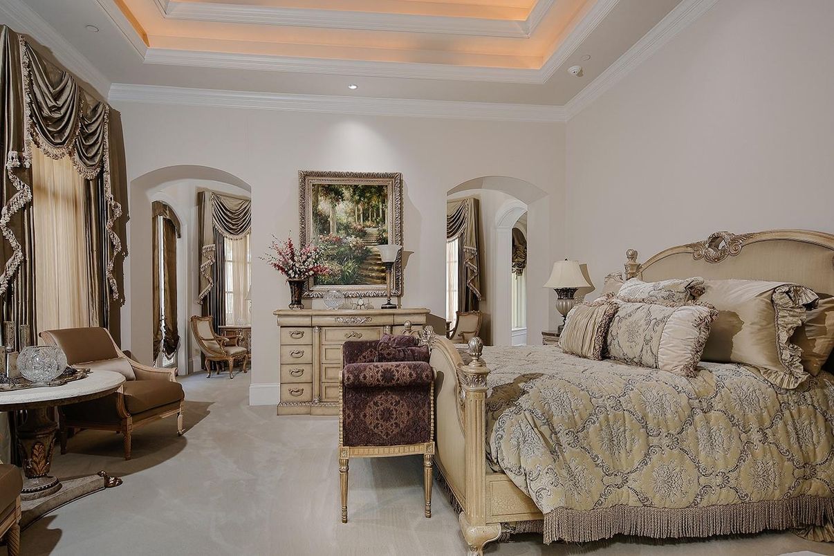 Bedroom, Interior, Recessed Lighting