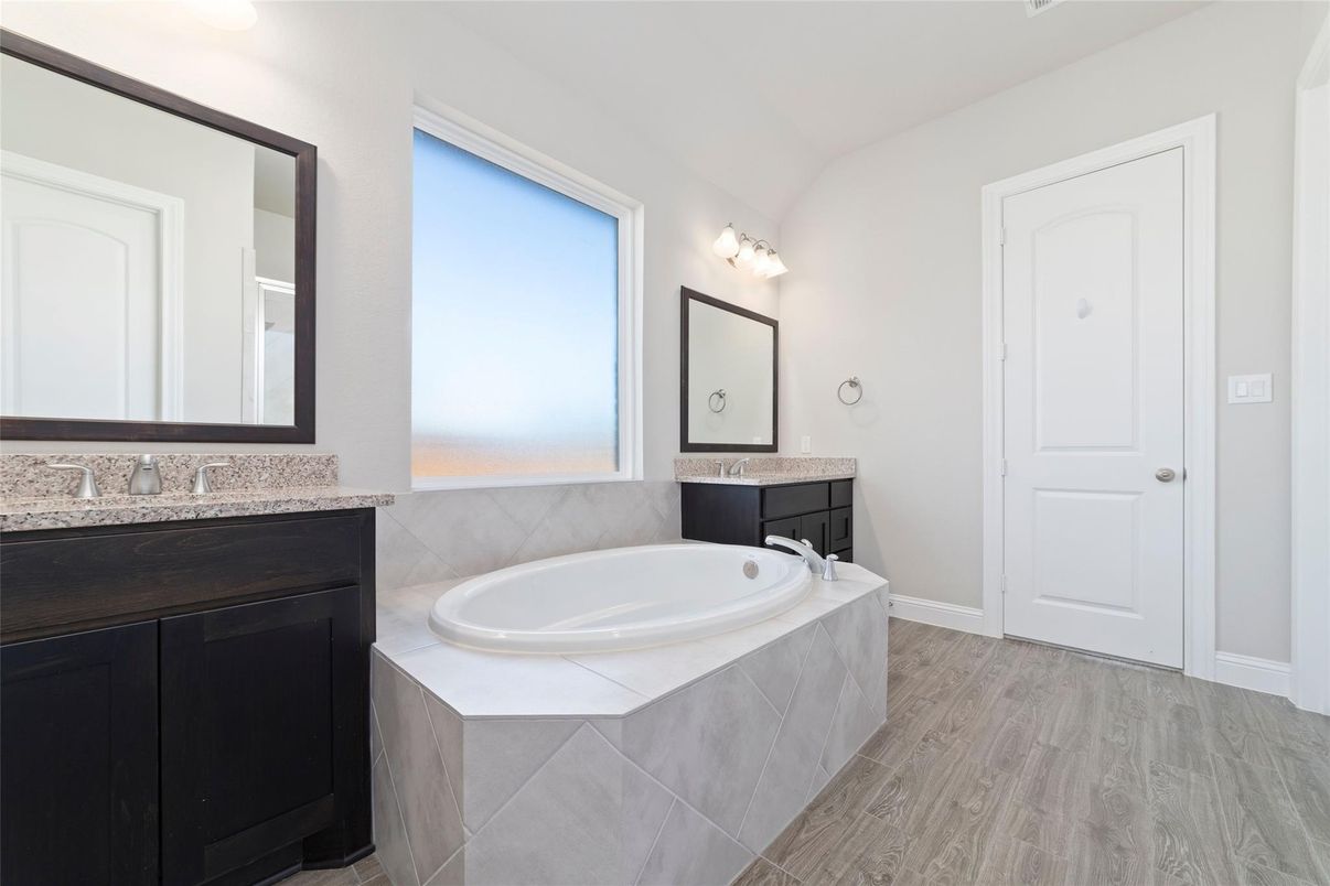 Bathroom, Interior, Wood Texture Flooring