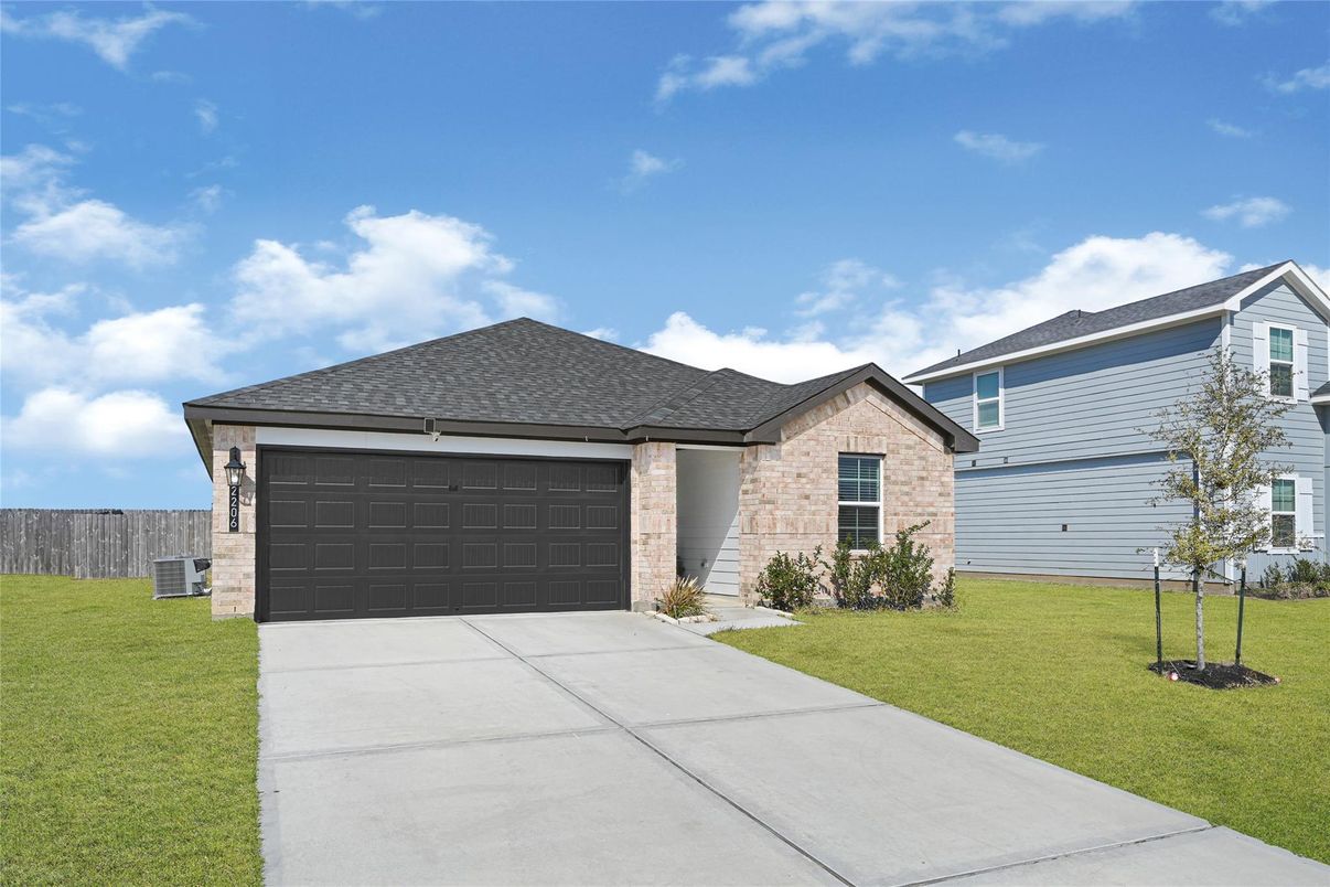 Attached, Exterior, Facade, Brick Facade, Brick Traditional