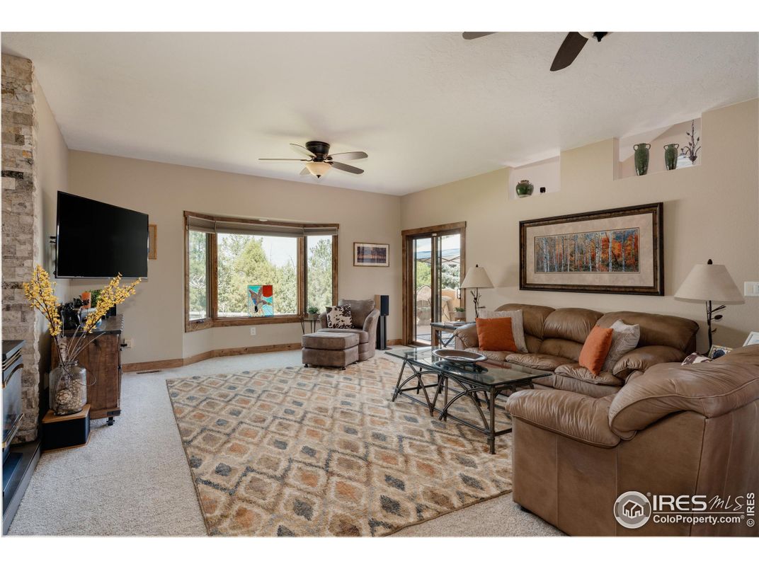 Interior, Living room, Stone Walls