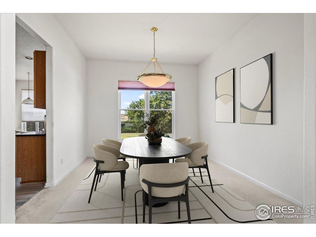 Dining room, Interior, Pendant Lights