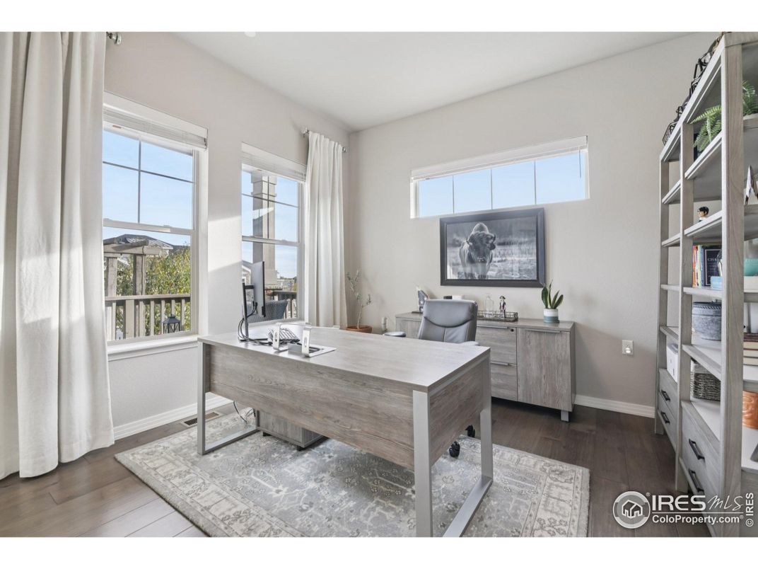 Home Office, Interior, Wood Texture Flooring