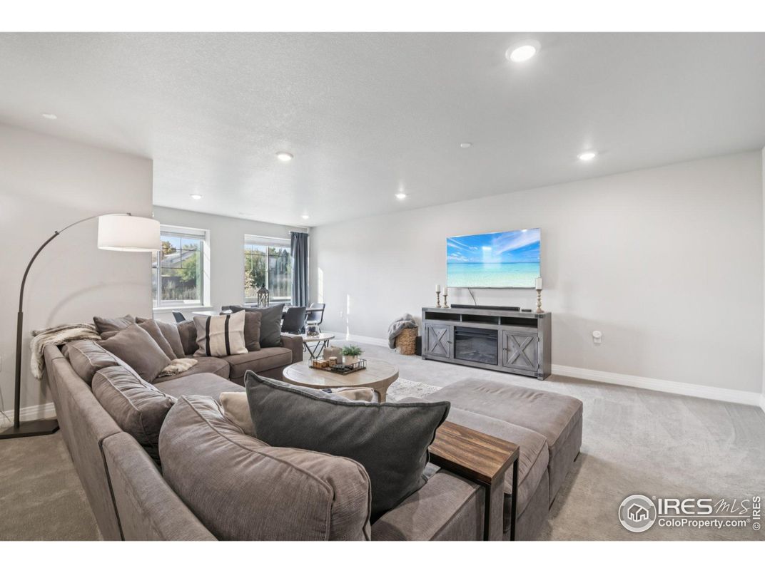 Interior, Living room, Recessed Lighting