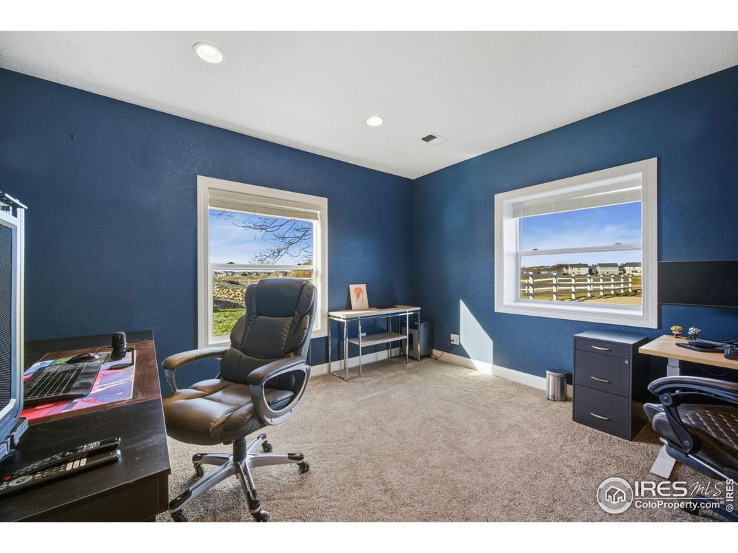 Home Office, Interior, Recessed Lighting