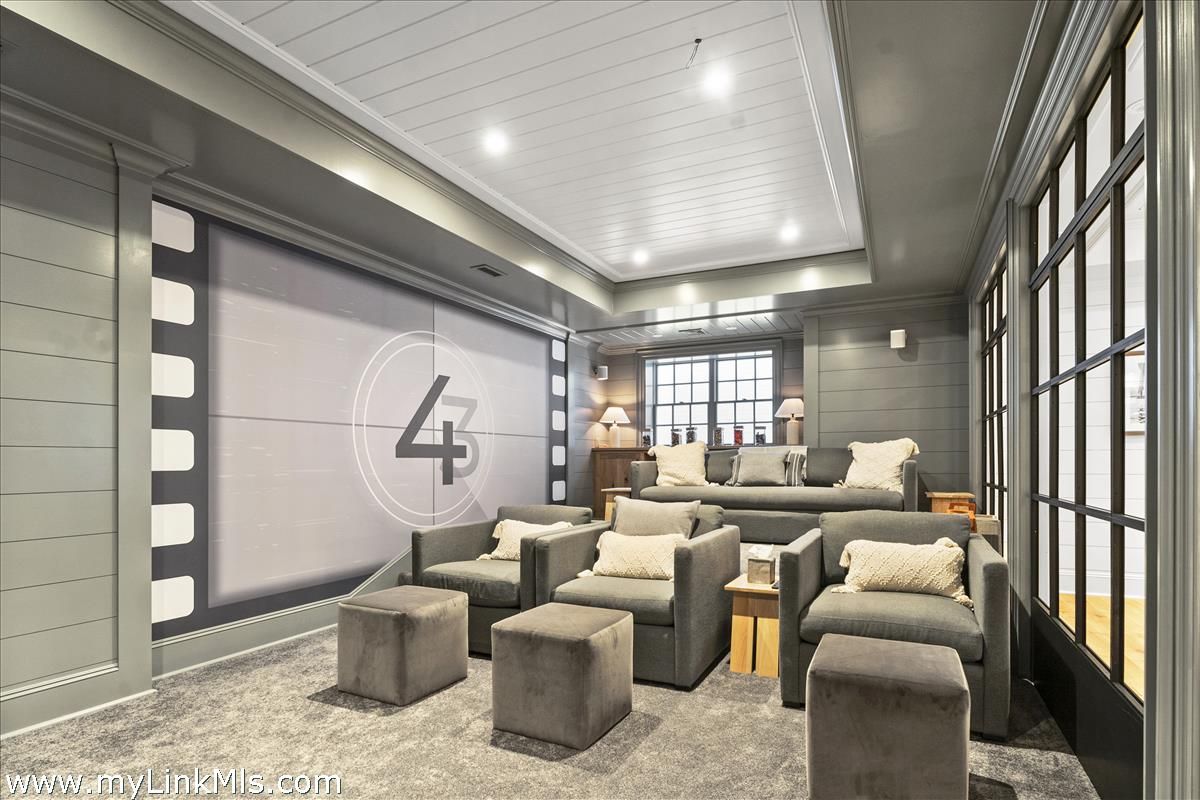 Interior, Living room, Recessed Lighting, Theatre Room