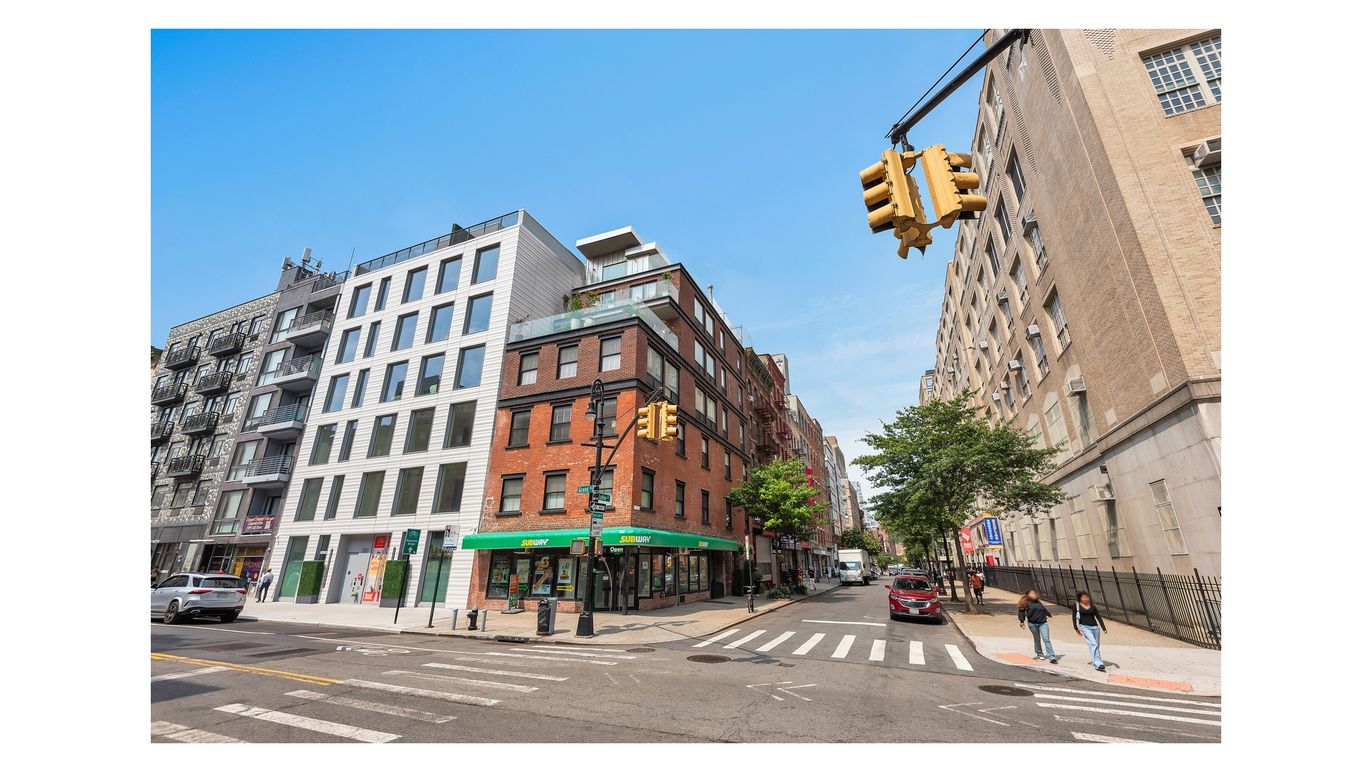 Exterior, Facade, Brick Facade, Condo Building