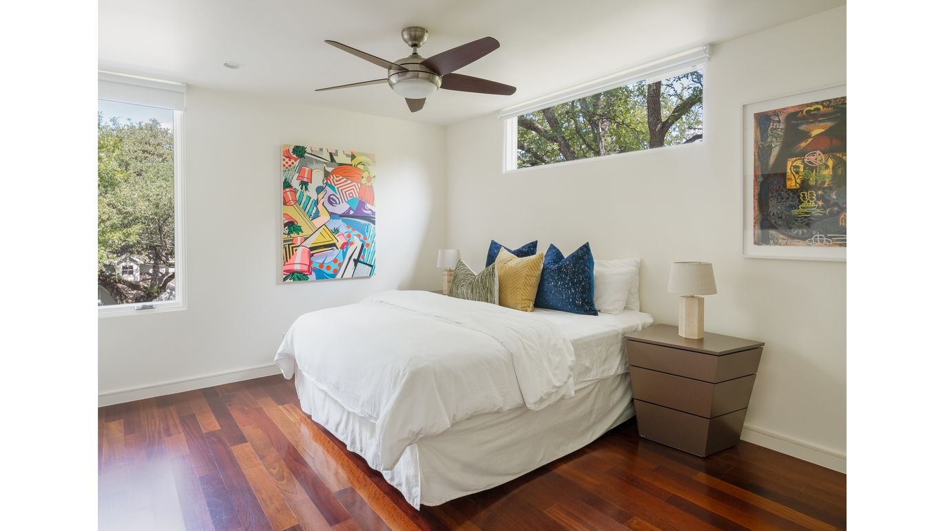 Bedroom, Interior, Wood Texture Flooring
