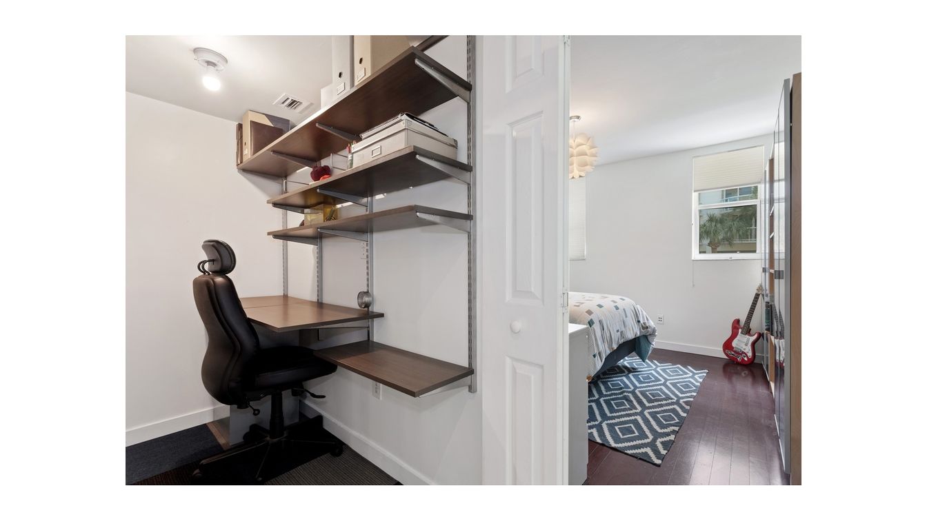 Bedroom, Home Office, Interior, Wood Texture Flooring