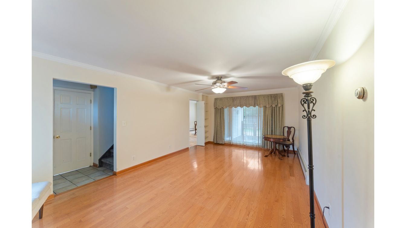 Dining room, Empty room, Interior, Wood Texture Flooring