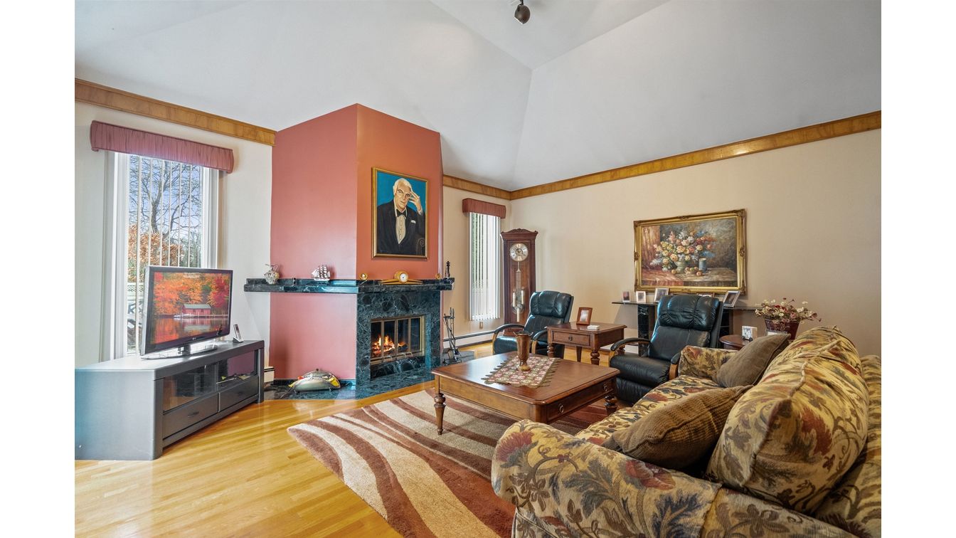 Fireplace, Interior, Living room, Wood Texture Flooring