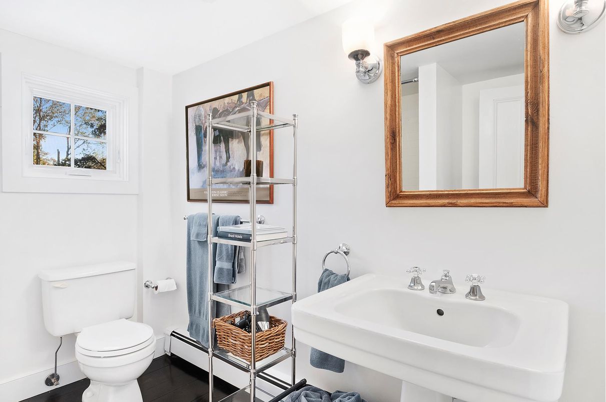 Bathroom, Interior, Wood Texture Flooring