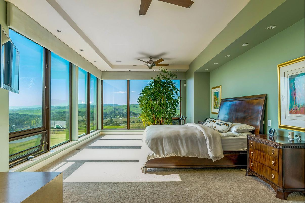 Bedroom, Interior, Recessed Lighting