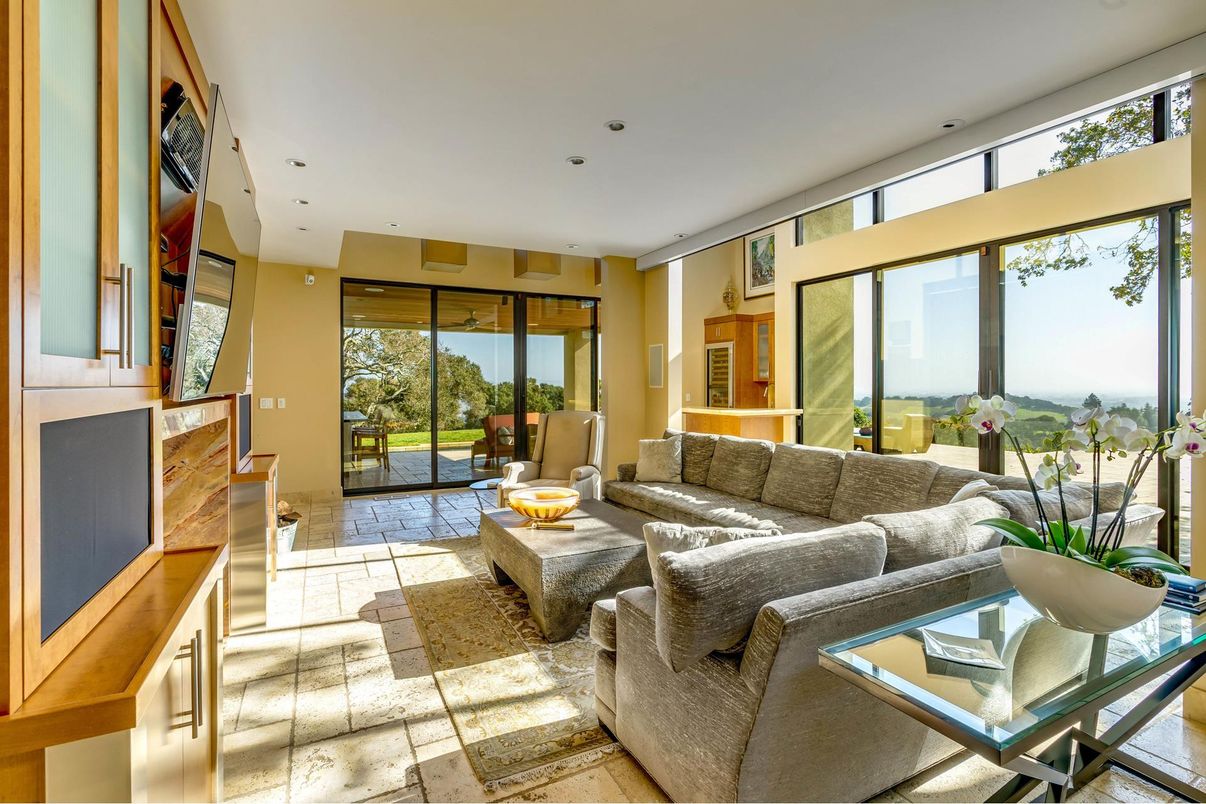 Interior, Living room, Recessed Lighting