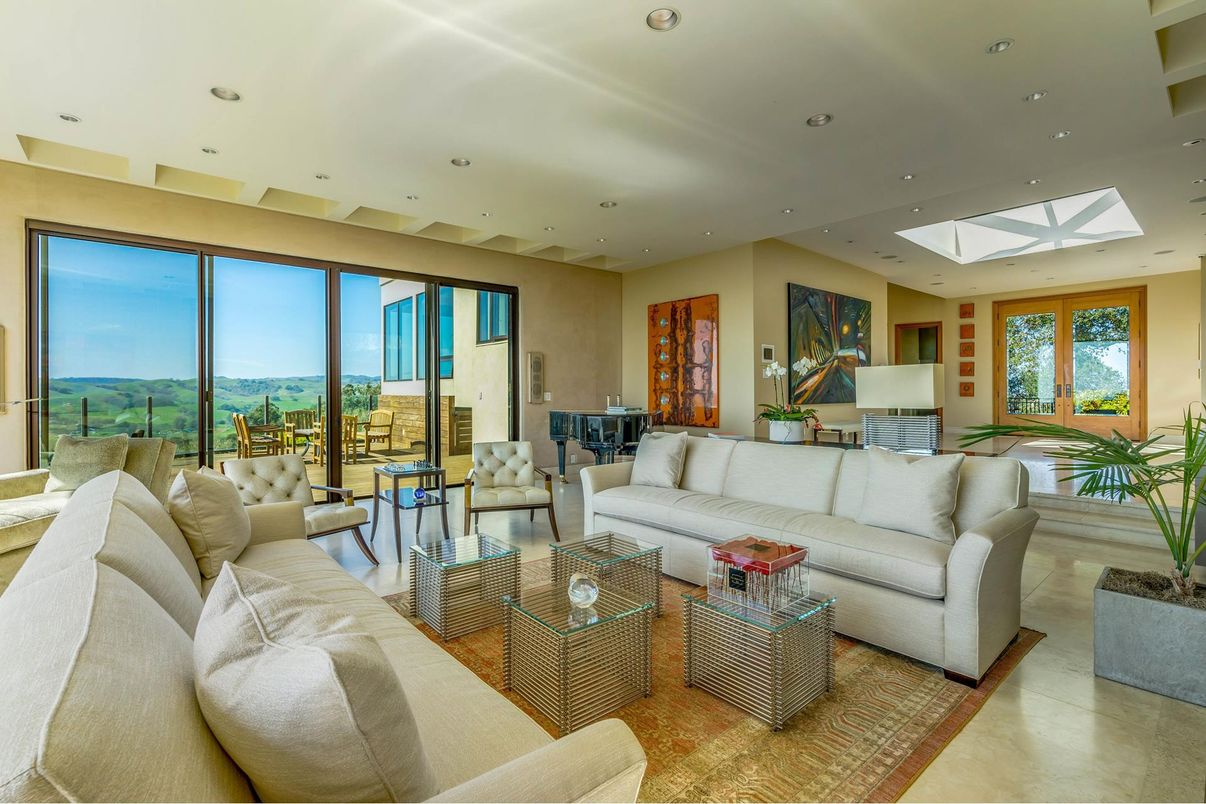 Interior, Living room, Recessed Lighting