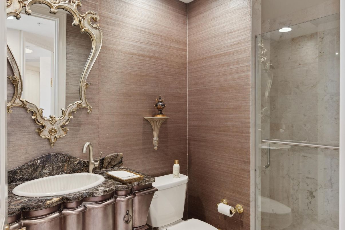 Bathroom, Glass Shower, Interior