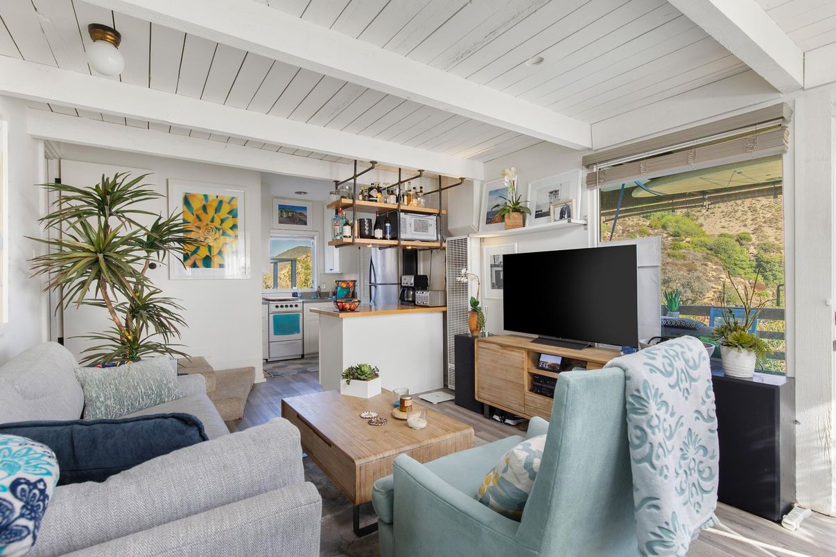 Interior, Kitchen, Living room, Wood Texture Flooring