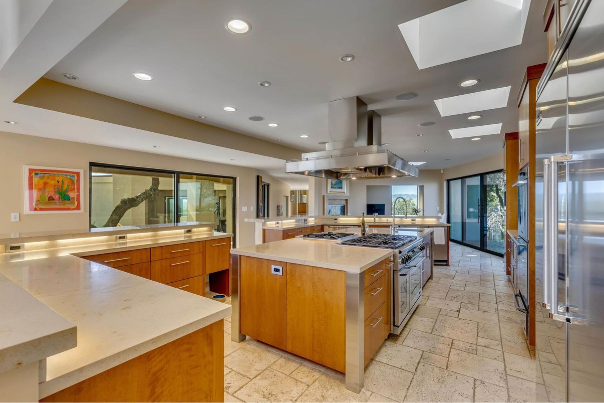 Interior, Kitchen, Recessed Lighting, Stainless Steel Appliances