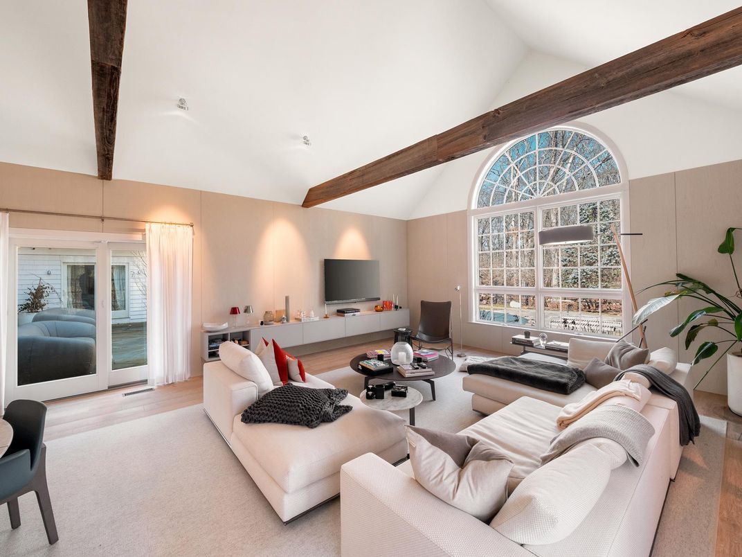 Interior, Living room, Wooden Beams, Wood Texture Flooring