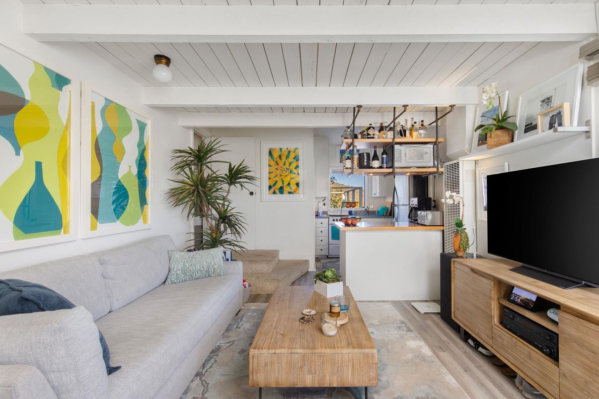 Interior, Kitchen, Living room, Wood Texture Flooring