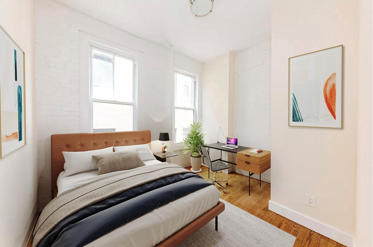 Bedroom, Home Office, Interior, Wood Texture Flooring