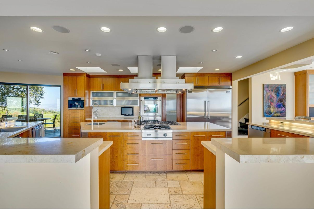 Interior, Kitchen, Recessed Lighting, Stainless Steel Appliances