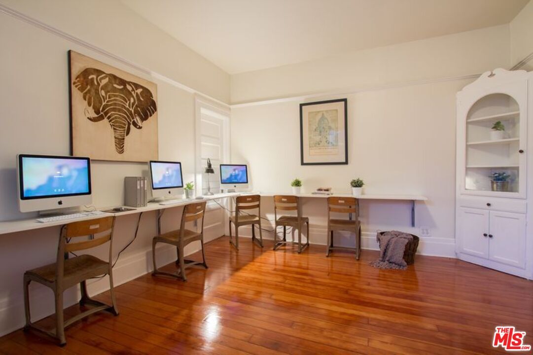 Home Office, Interior, Wood Texture Flooring
