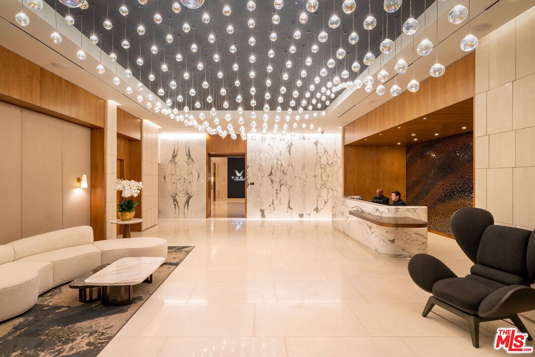 Interior, Living room, Marble Walls, Pendant Lights, Recessed Lighting, Wooden Walls