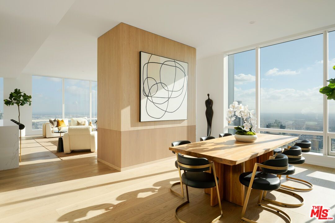 Dining room, Interior, Wood Texture Flooring