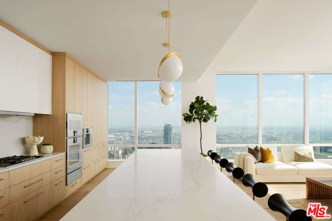 Interior, Kitchen, Pendant Lights, Water, Wood Texture Flooring