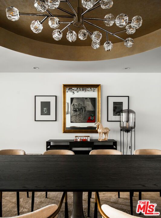 Dining room, Interior, Pendant Lights