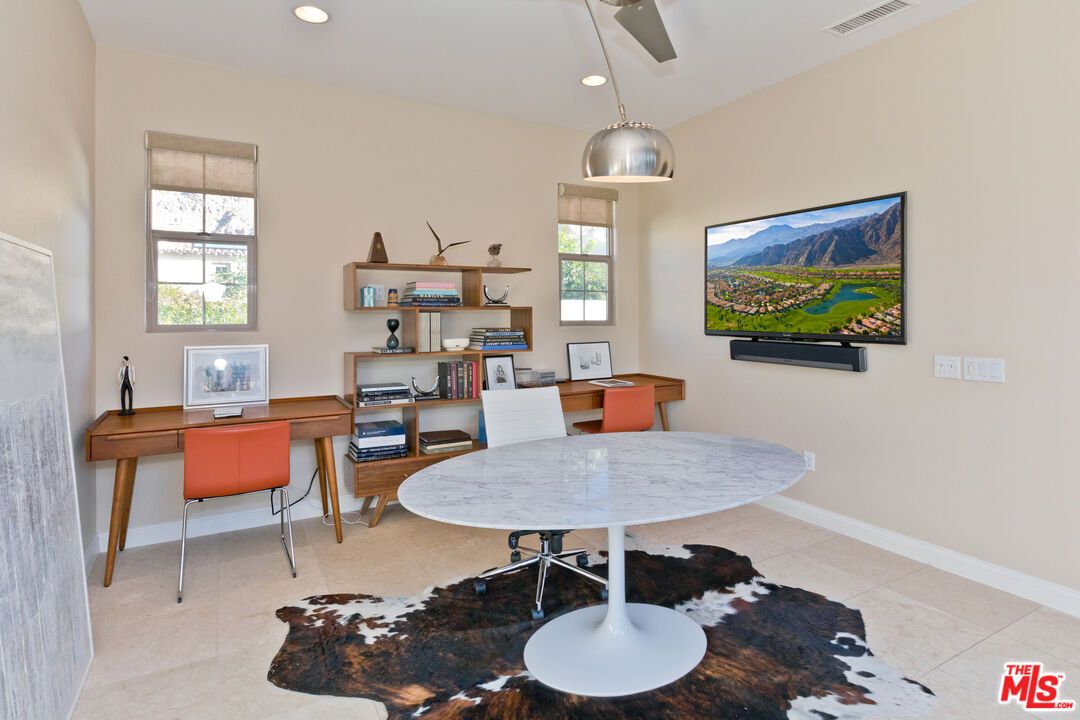 Home Office, Interior, Pendant Lights, Recessed Lighting