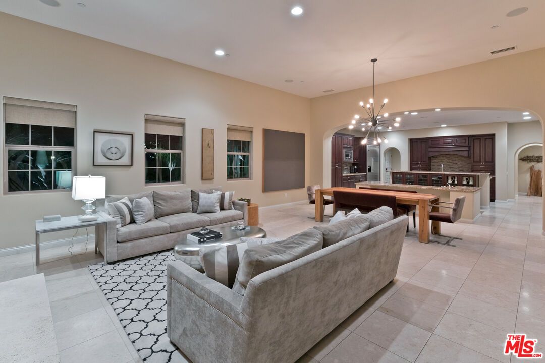 Billiard Table, Dining room, Game Room, Interior, Living room, Pendant Lights, Recessed Lighting