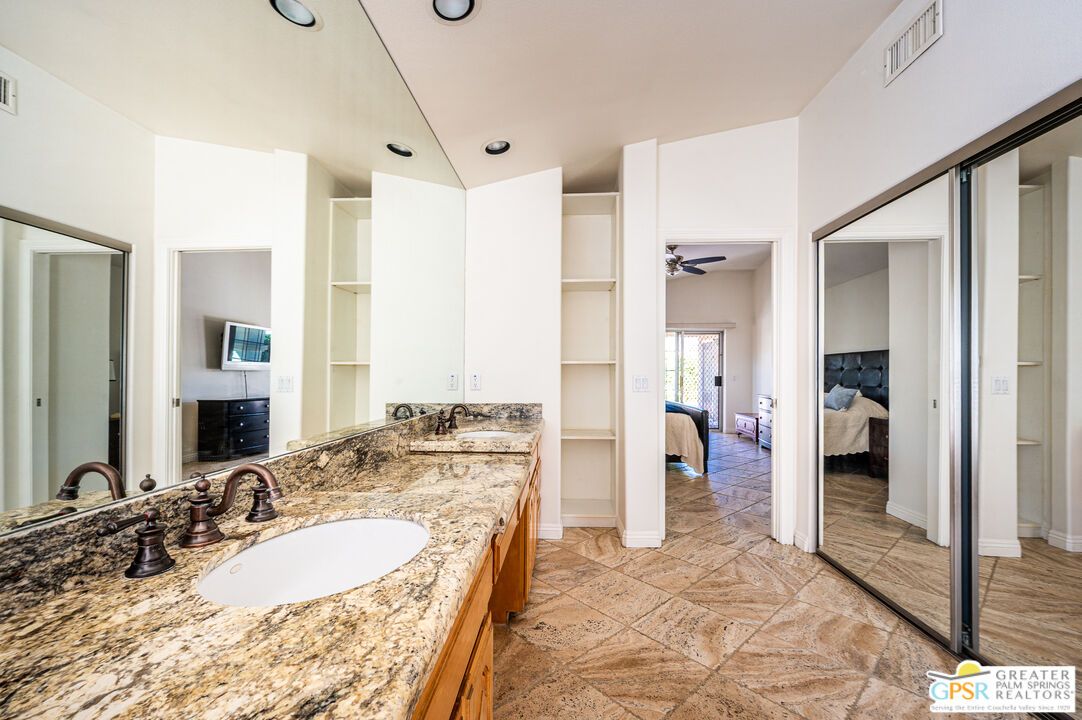 Bathroom, Bedroom, Dual Sink Vanities, Interior, Recessed Lighting